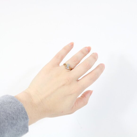 *10K Gold S Curve Ring - Picture 2 of 2